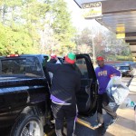 Chi Gamma Gamma delivering gifts